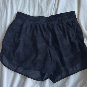 EUC Lululemon Track That Short 3” - Heritage 365 Camo Deep Coal Multi - Size 12